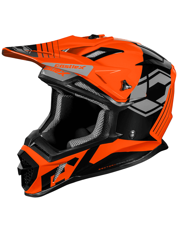 Castle X CX200 MX Helmet Orange