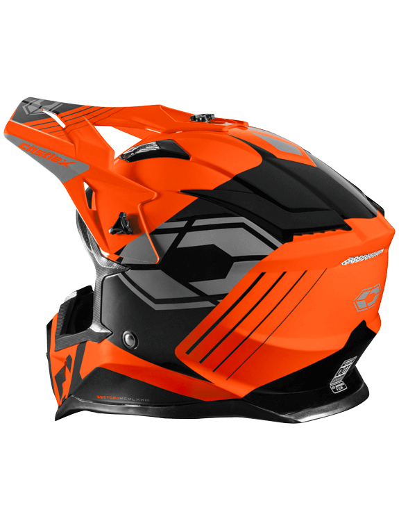 Image Title Castle X CX200 MX Helmet Orange
