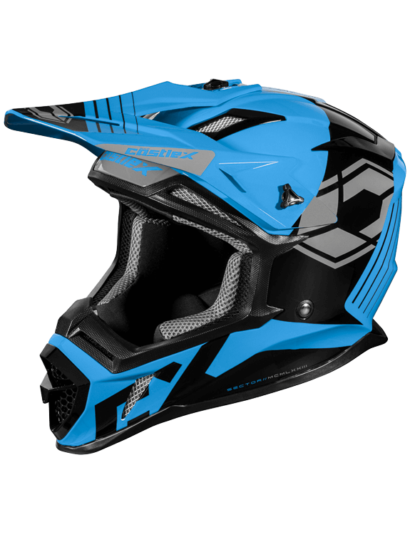 Castle X CX200 MX Helmet Blue