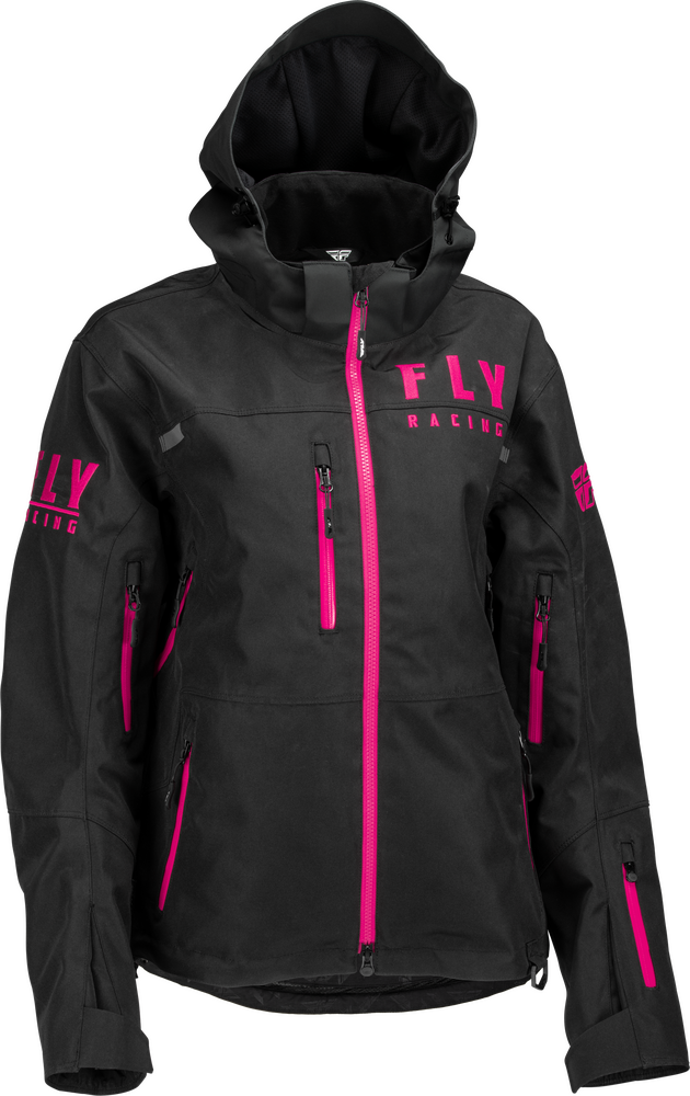 Image Title Fly Racing Carbon Womens Snowmobile Jacket