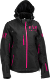 Image Title Fly Racing Carbon Womens Snowmobile Jacket
