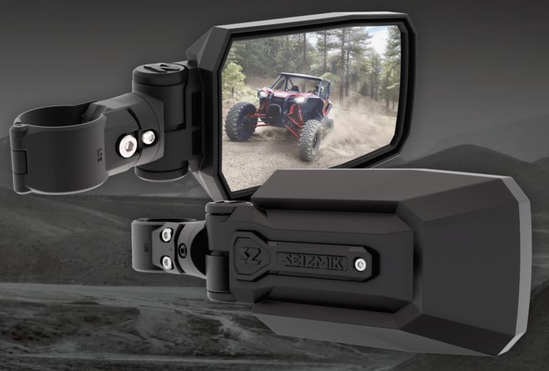 Image Title Seizmik TrailRider Side View Mirror 1.875" - 2" Clamp