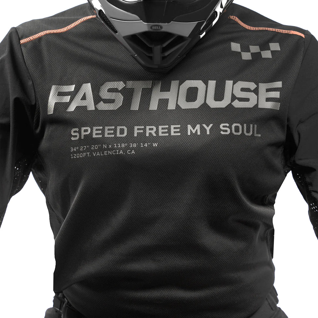 Image Title Fasthouse Jersey Women's Off-Road Sand Cat