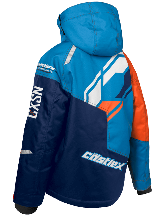Image Title Castle X Code Youth Winter Jacket Blue Orange