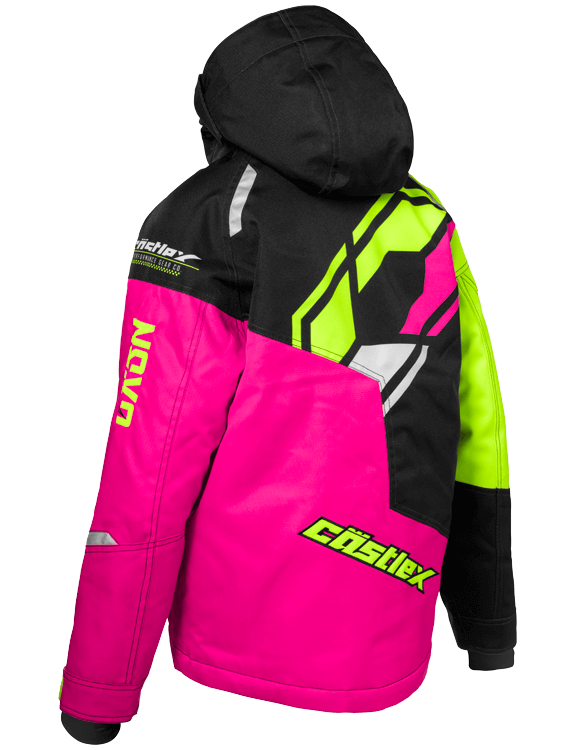 Image Title Castle X Code Youth Winter Jacket Pink Hivis