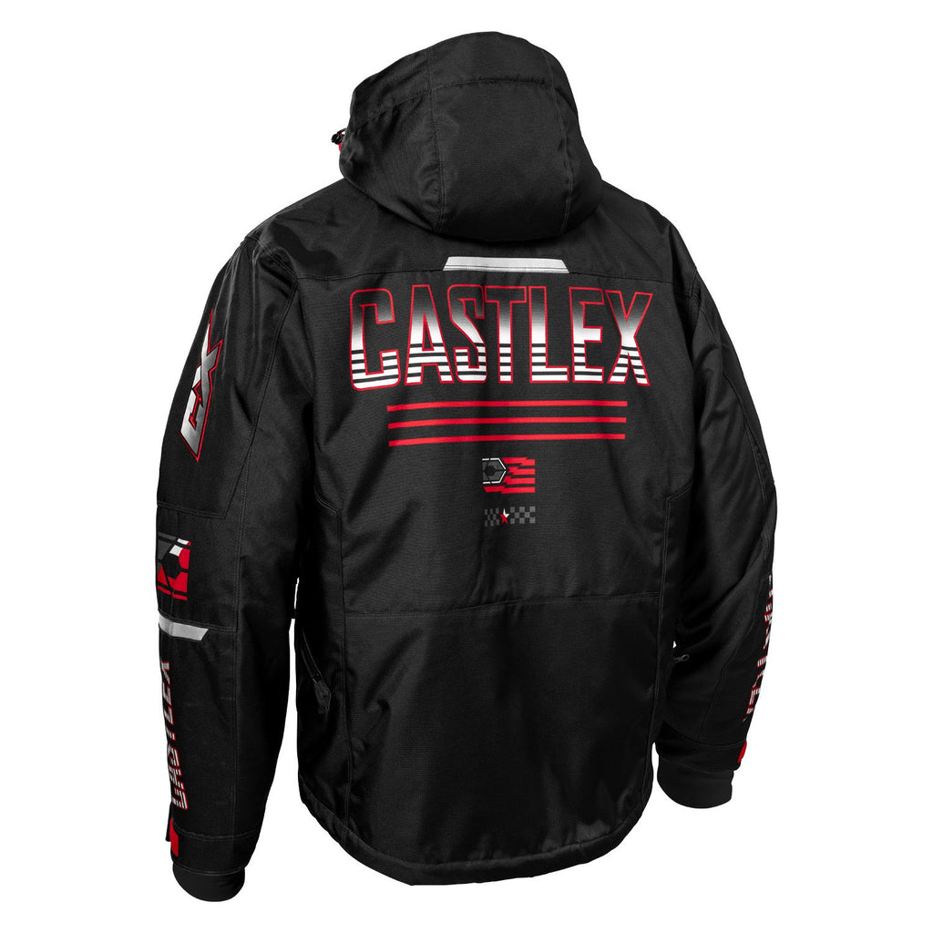Image Title Castle X Strike Men's Snowmobile Jacket Red