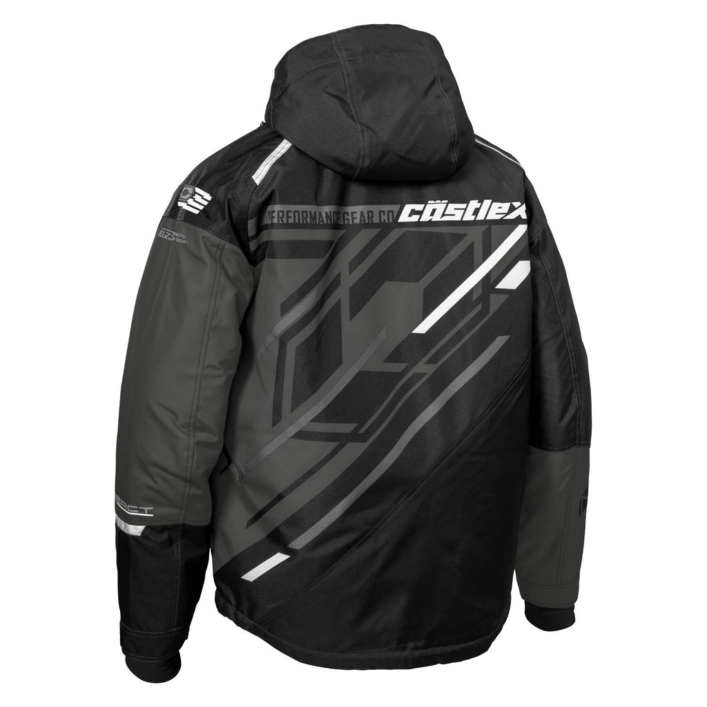 Image Title Castle X React Floater Jacket Black Charcoal
