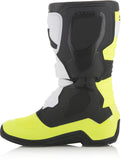 Image Title Alpinestars Tech 3S Youth Boots Black White Yellow
