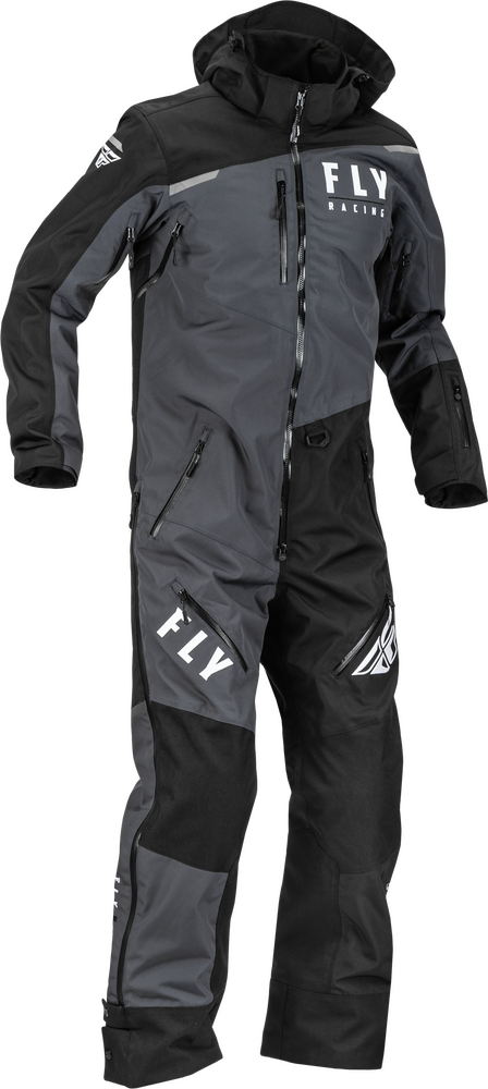 Image Title Fly Racing Cobalt Shell Monosuit Black Grey