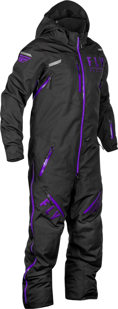 Image Title Fly Racing Cobalt Shell Monosuit Black Purple