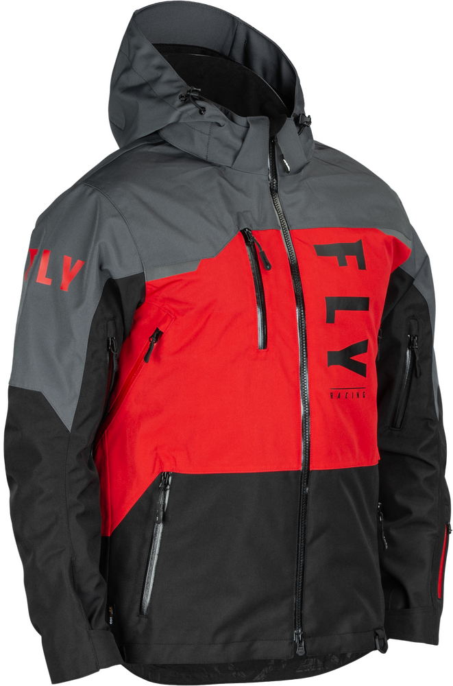 Image Title Fly Racing Carbon Snowmobile Jacket