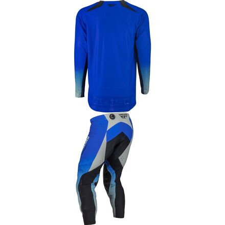Image Title Fly Racing 2023 Evolution DST Combo Blue Grey