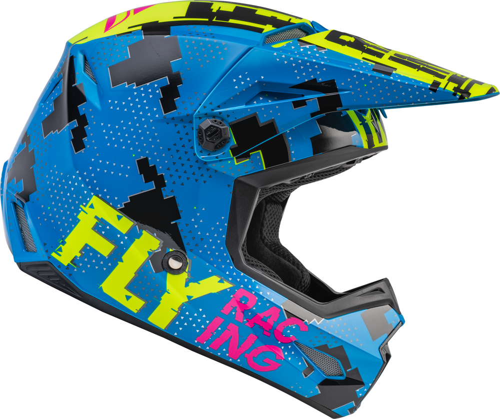 Image Title Fly Racing Kinetic Scan Youth Helmet