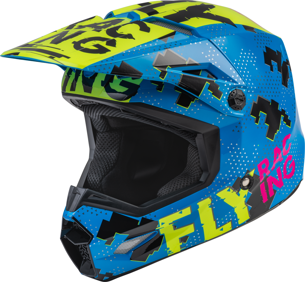 Image Title Fly Racing Kinetic Scan Youth Helmet