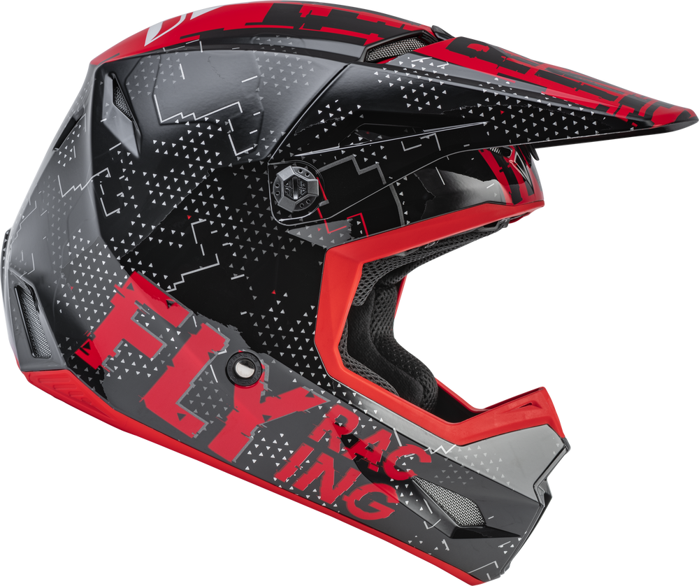 Image Title Fly Racing Kinetic Scan Youth Helmet