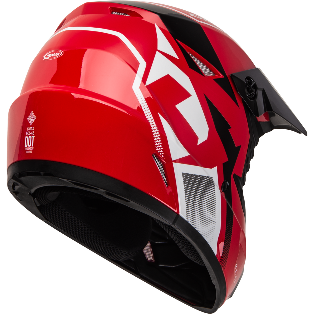 Image Title GMAX MX-46 COMPOUND HELMET Red