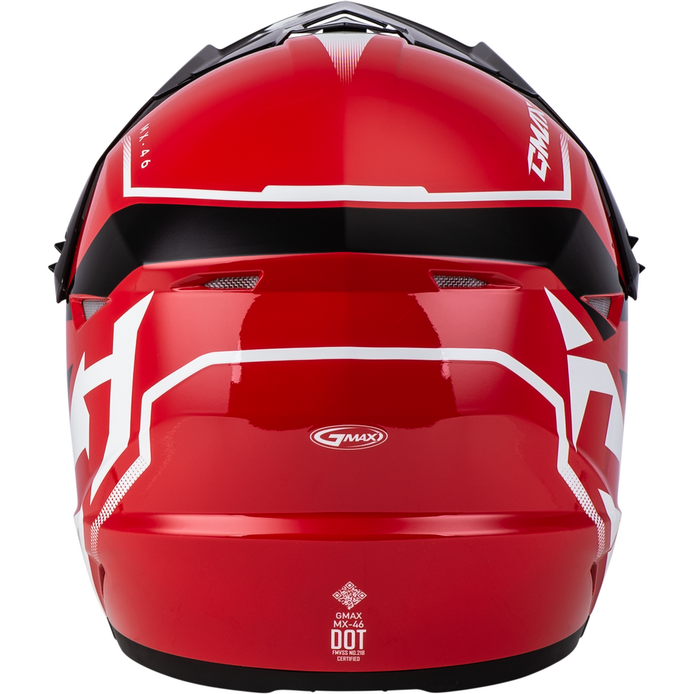 Image Title GMAX MX-46 COMPOUND HELMET Red
