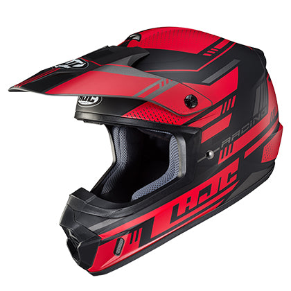 HJC CS-MX 2 Trax Helmet, Red / Large