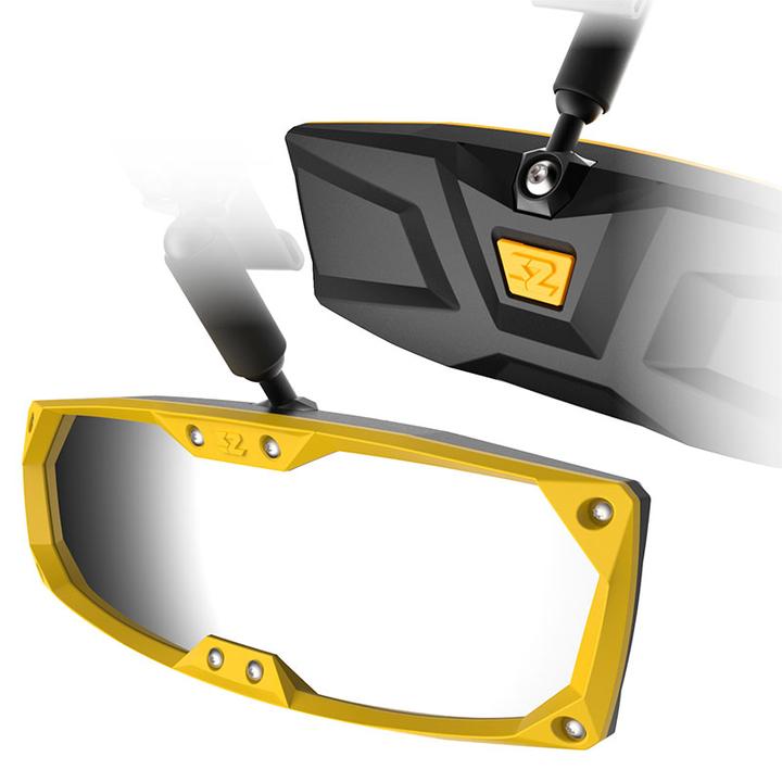 Image Title seizmik halo polaris general rearview mirror yellow