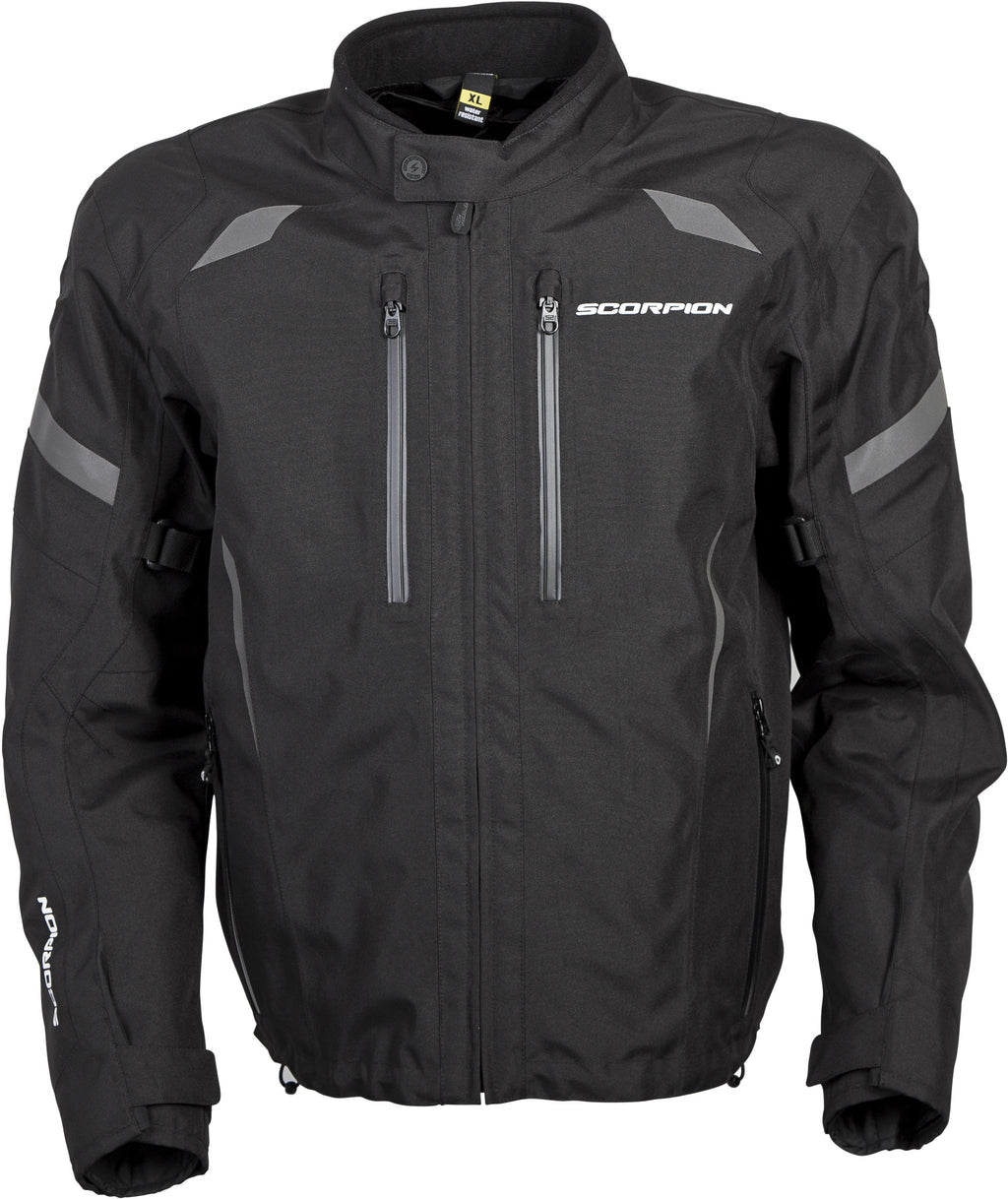 Image Title scorpion-optima-motorcycle-jacket-black-front