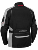 Image Title castle mission air motorcycle jacket black gray back