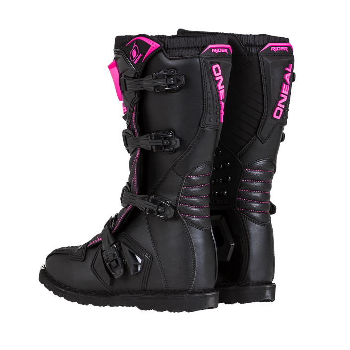 Image Title oneal-rider-youth-boot-pink-back