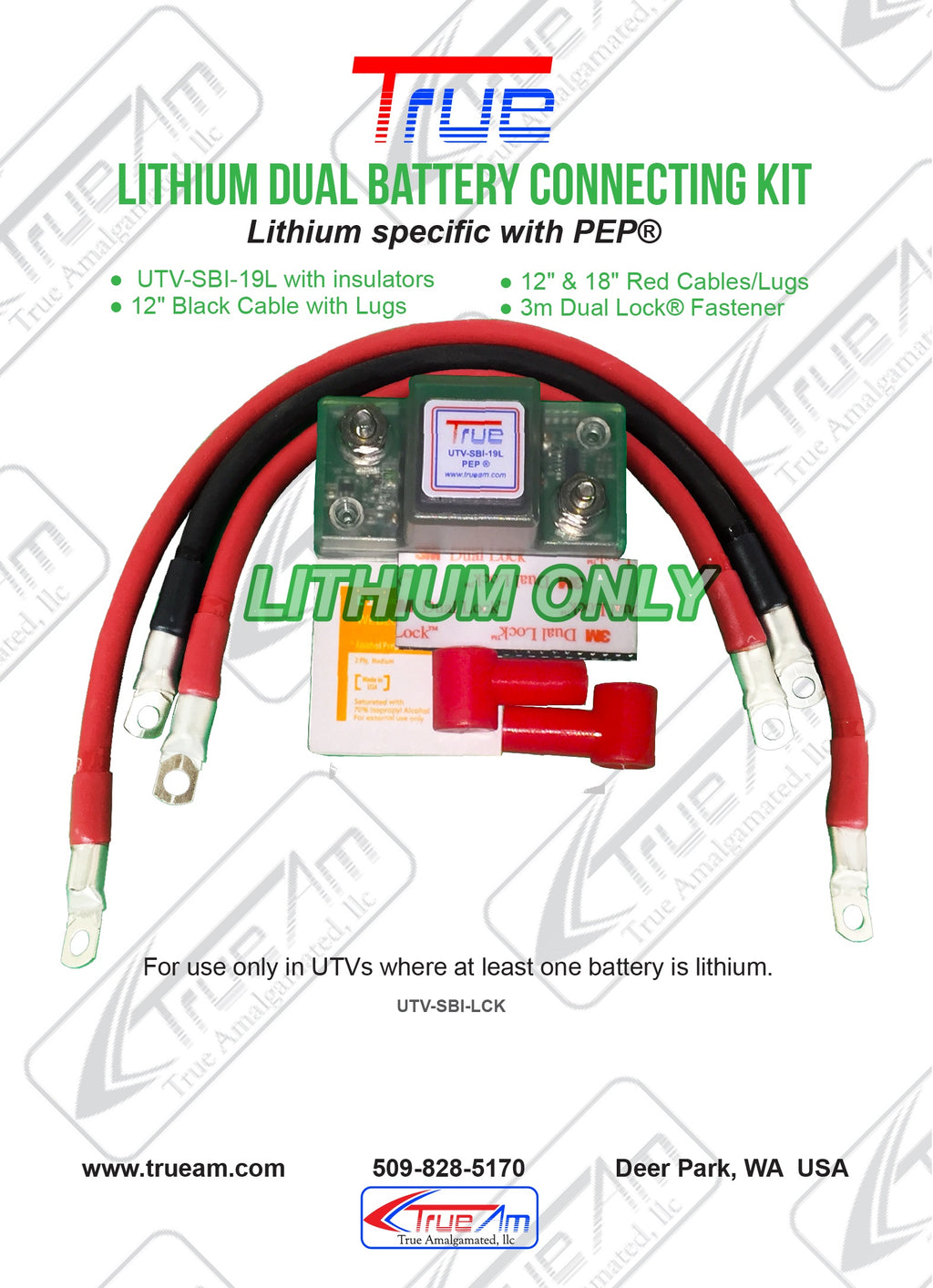 Image Title TrueAm Lithium Dual Battery Connecting Kit
