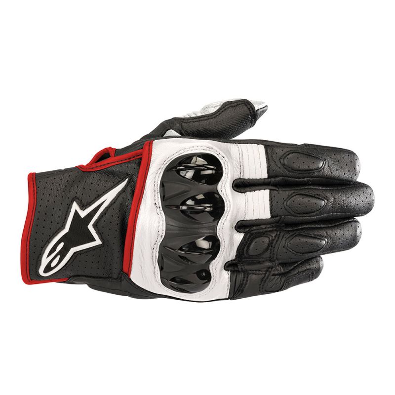 Image Title alpinestars celer v2 gloves black white red