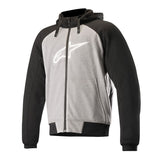 Image Title alpinestars jacket chrome sport hoodie grey