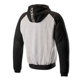 Image Title alpinestars jacket chrome sport hoodie grey back