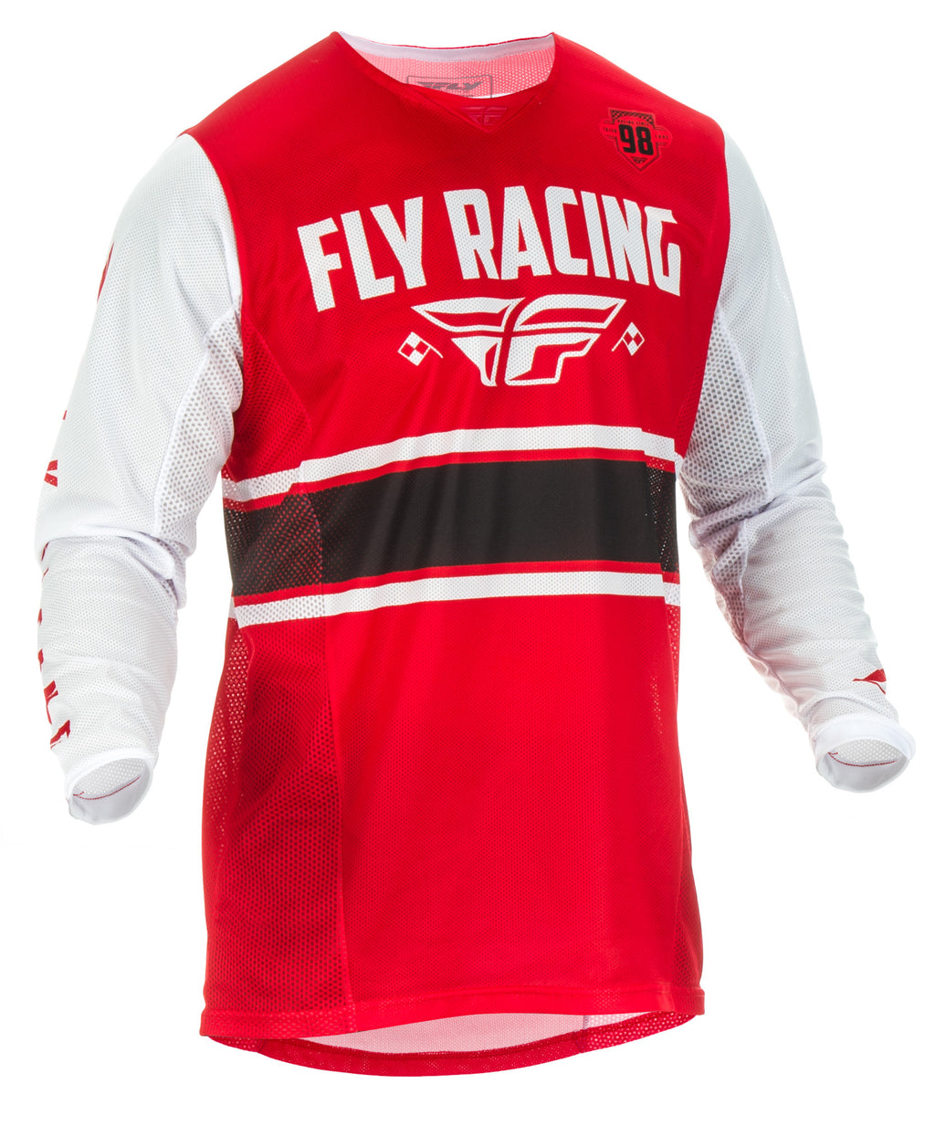 Image Title fly-racing-kinetic=mesh-era-jersey-red