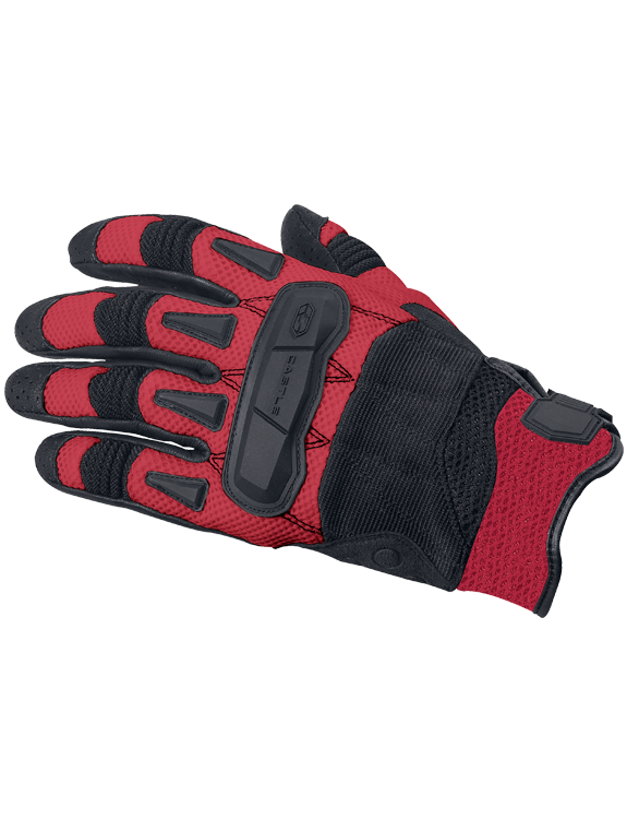 Image Title castle-blast-motorcycle-glove-red