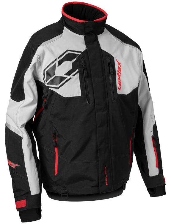 Image Title castle-mens-polar-jacket-silver-red