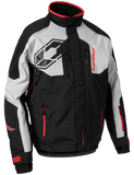 Image Title castle-mens-polar-jacket-silver-red