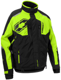 Image Title castle-polar-mens-snowmobile-jacket-hivis
