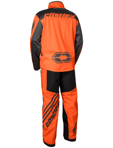 Image Title castle r21 race jacket orange back