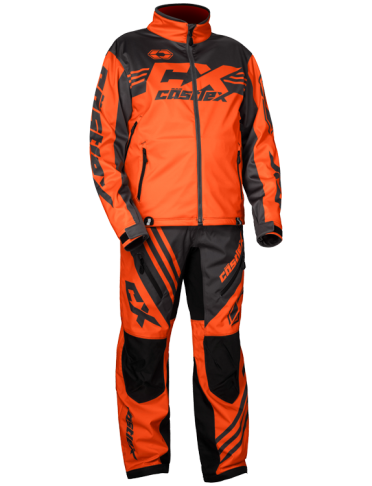 Image Title castle r21 race jacket orange front