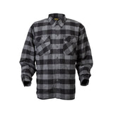 Image Title scorpion-covert-moto-flannel-riding-shirt-black-front