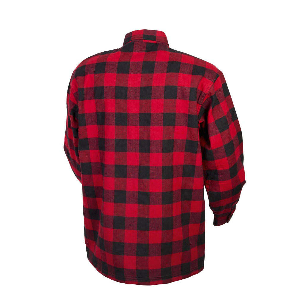 Image Title scorpion-covert-moto-flannel-riding-shirt-red-back
