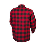 Image Title scorpion-covert-moto-flannel-riding-shirt-red-back