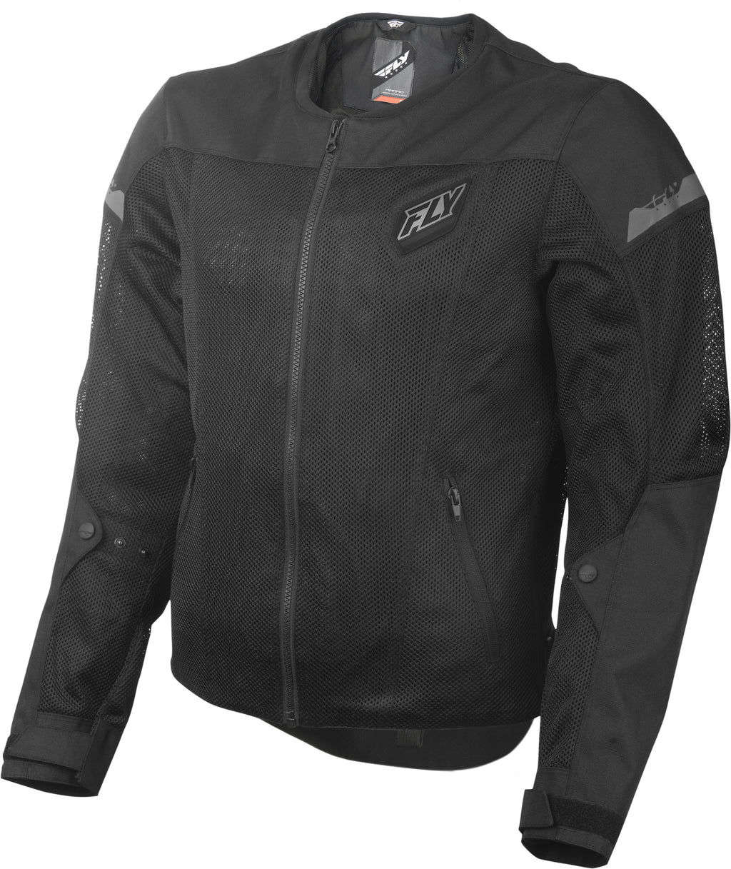 Image Title fly-racing-flux-air-jacket-black-front