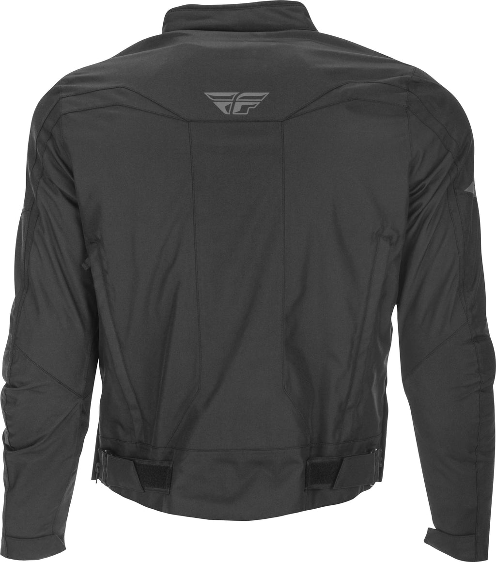 Image Title fly racing 2019 butane jacket black back