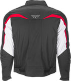 Image Title fly racing 2019 butane jacket white red back