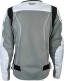 Image Title fly racing flux air womens jacket grey back