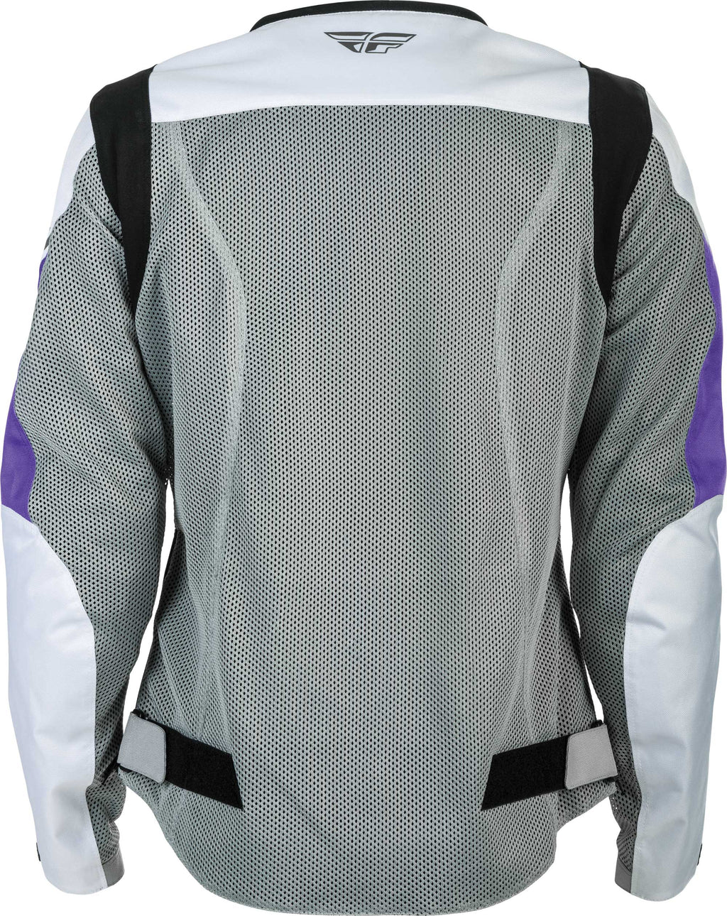 Image Title fly racing flux air womens jacket white purple back