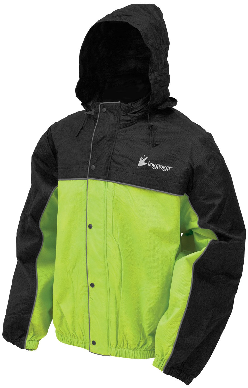 Image Title frogg-toggs-road-toad-rain-jacket-hivis