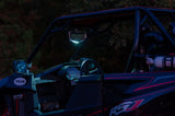 Image Title seizmik halo ra lighted utv rear view mirror dark