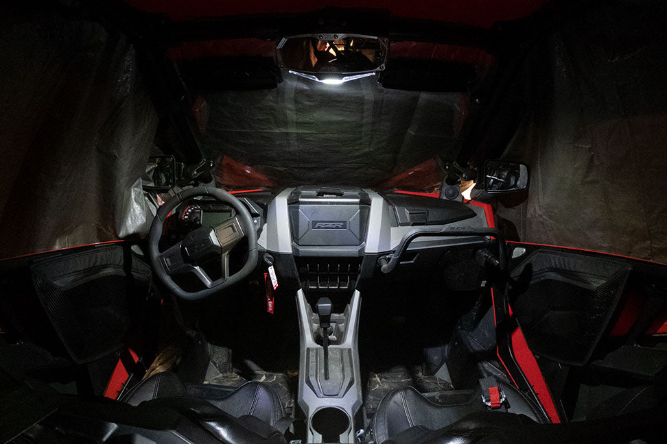 Image Title Seizmik Halo-RA Polaris General Lighted Rear View Mirror