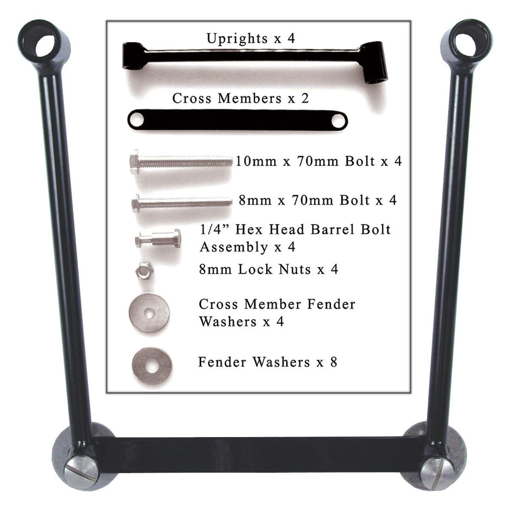 Image Title willie and max universal saddlebag mount kit