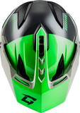 GMAX GM11S Ronin Snowmobile Helmet With Heated Shield Green